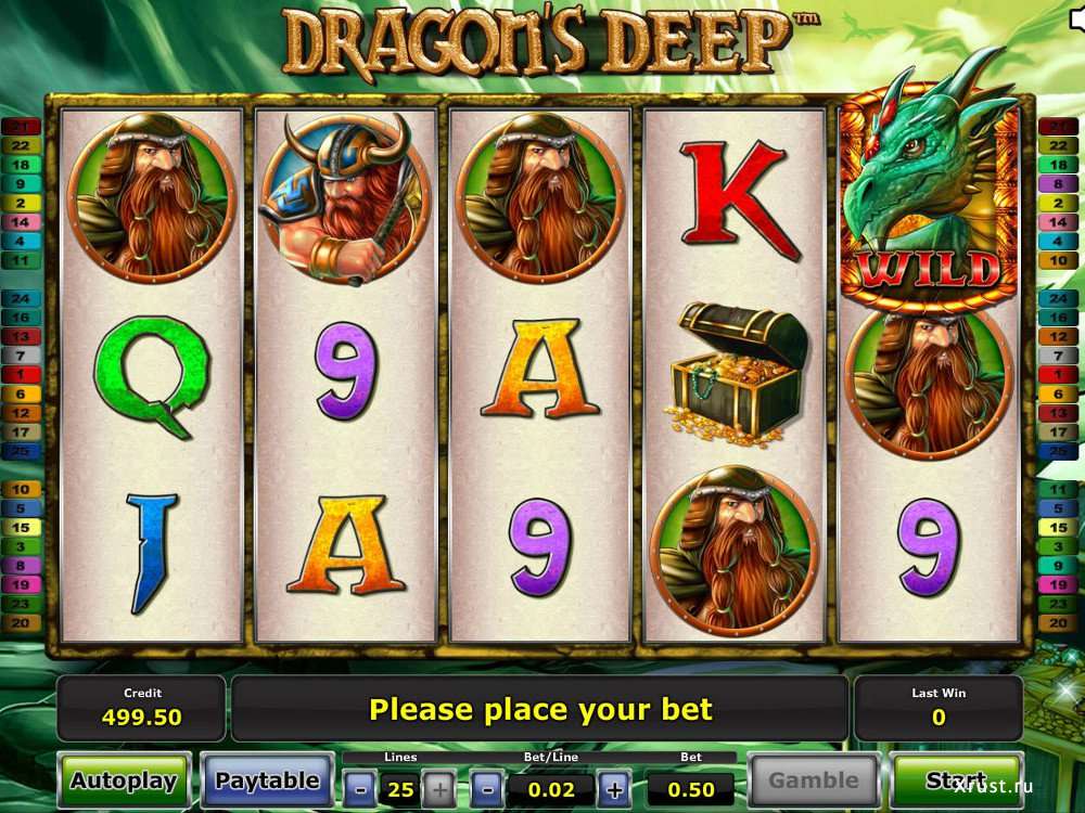 игровой автомат dragon deep