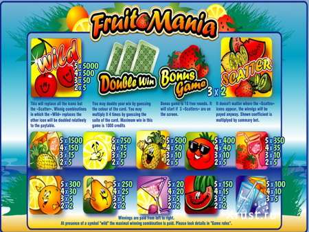 Игровой автомат FruitoMania в казино FRESH
