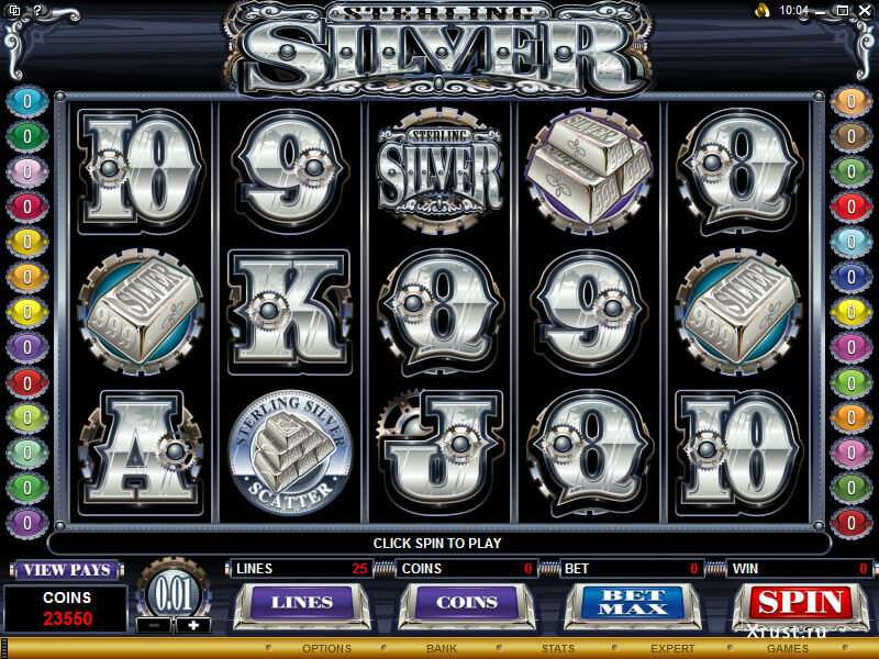 Игровой автомат Sterling Silver 3D в онлайн казино Вулкан Гранд