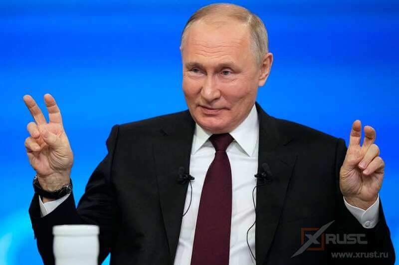 Путин побеждает на выборах с большим перевесом