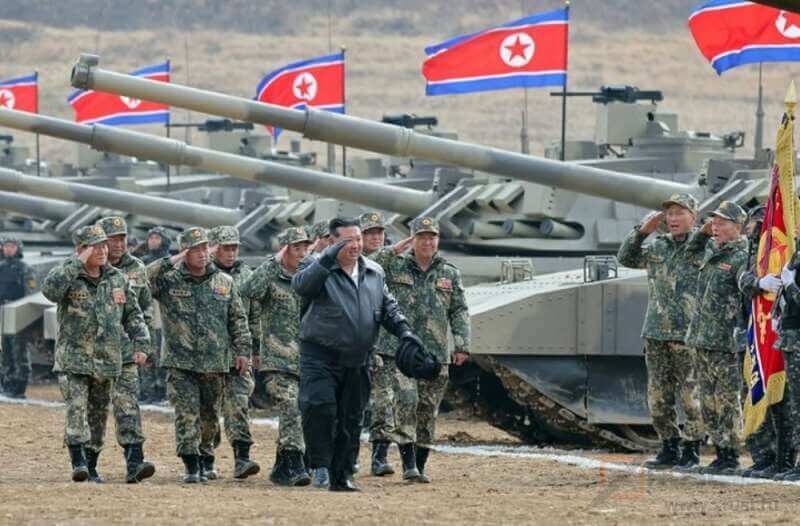 Танки новой линейки испытаны северокорейцами на учениях