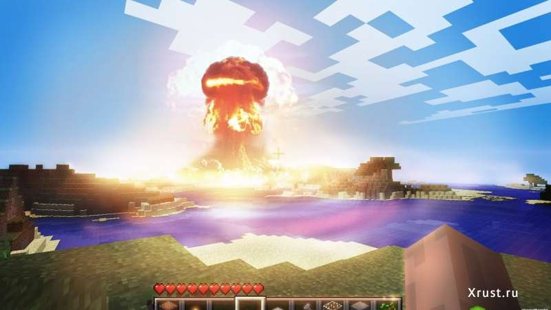 Как устроить взрыв в Minecraft