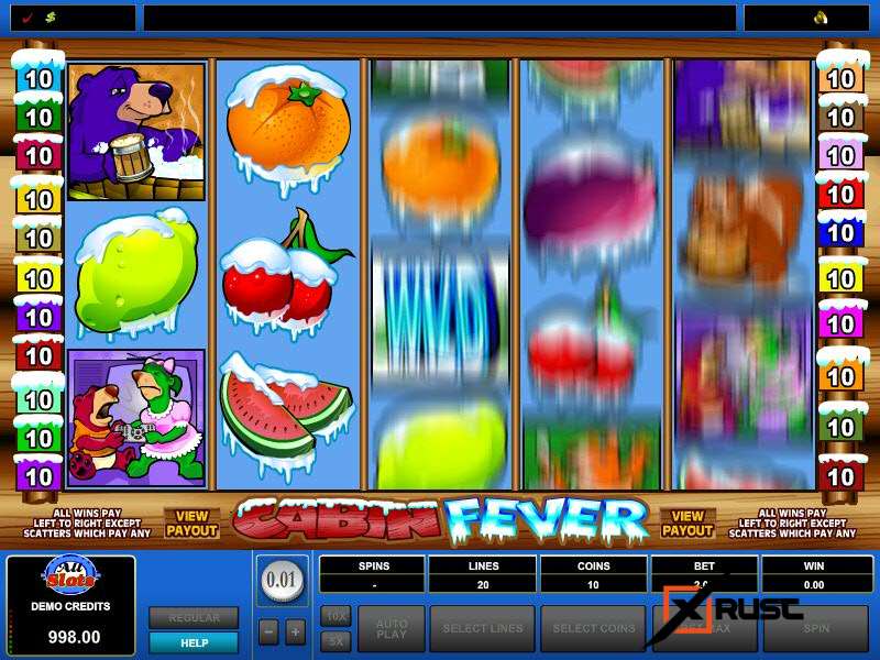 Cabin Fever. Самый морозный слот в казино Вулкан онлайн