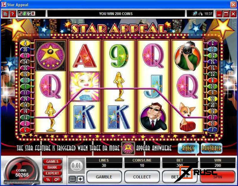 Игровой автомат Star Appeal в казино Азино777