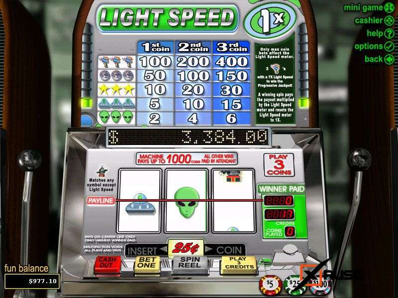 Light Speed. Высокие скорости в казино Азино777
