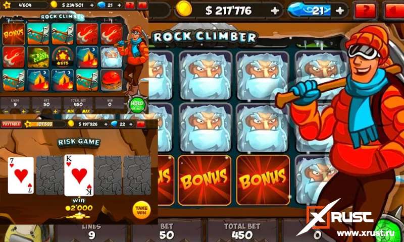 Игровой автомат Rock Climber в казино Вулкан Чемпион
