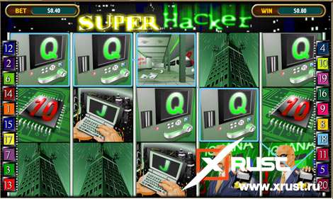 Игровой автомат Super Hacker в  Плей Форутна казино