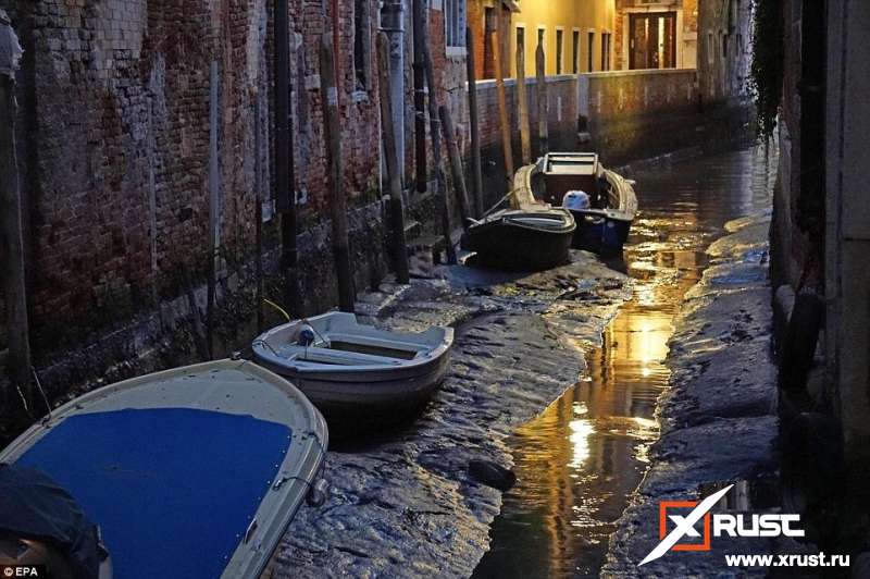 Каналы Венеции в плачевном состояние