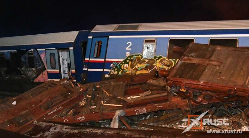 После лобового столкновения поездов в Греции погибло 30 человек