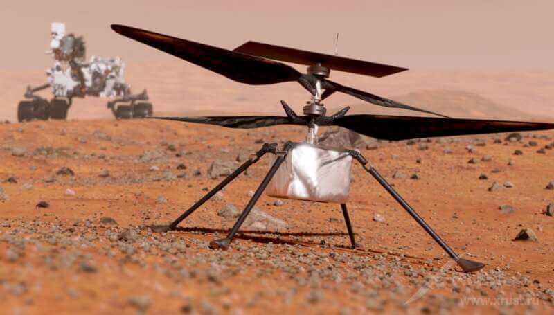 Марсианский вертолёт Ingenuity после 72 полетов поломался