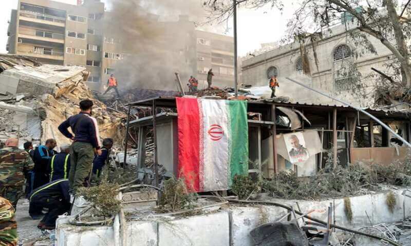 Израиль разбомбил посольство Ирана в Сирии